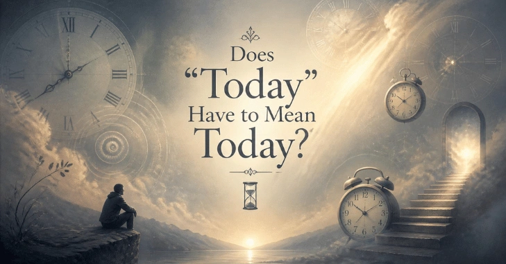 Does “Today” Have to Mean Today?